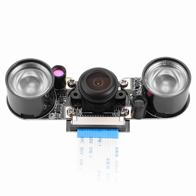 Cameramodule voor Raspberry Pi 32B Groothoek Fisheye Lens met Invullicht
