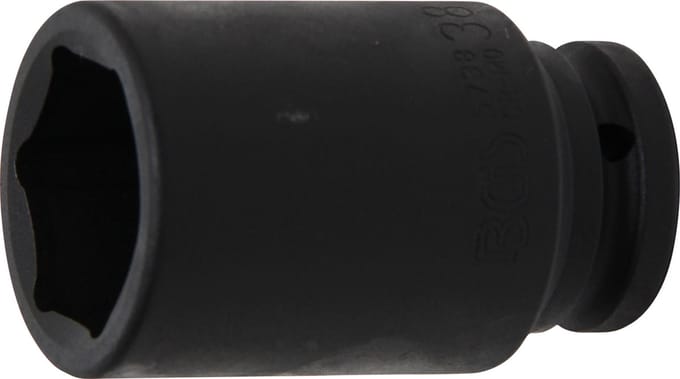 BGS Kracht dopsleuteldop zeskant, diep 3/4 38 mm