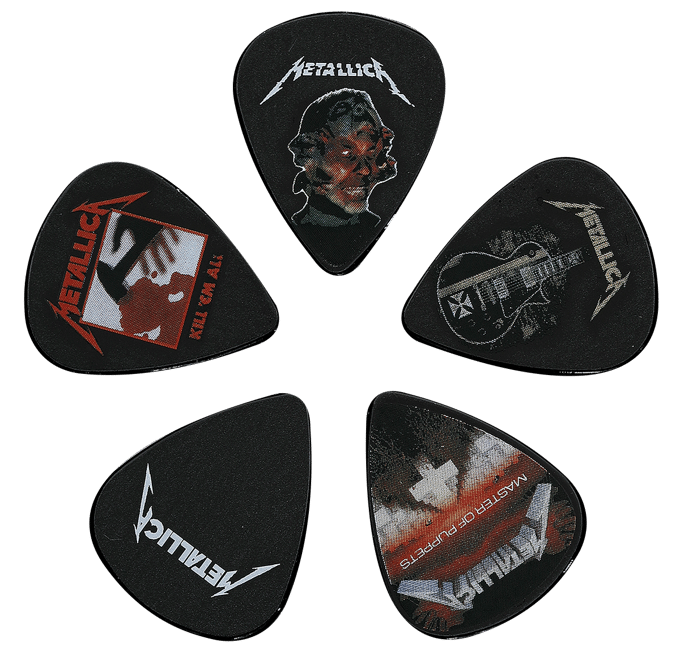 Metallica Mix Unisex Plectrumset - meerkleurig - Standard