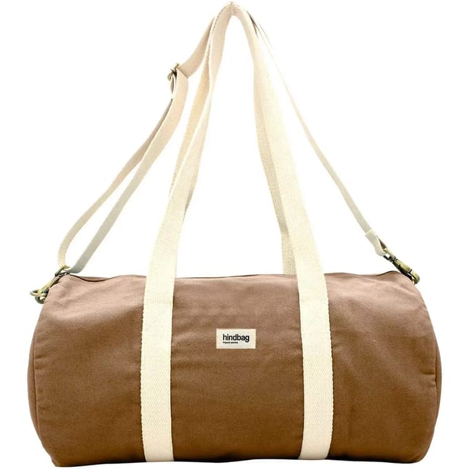 Hindbag - weekendtas - Simon - kaneel - 100% biologisch GOTS katoen