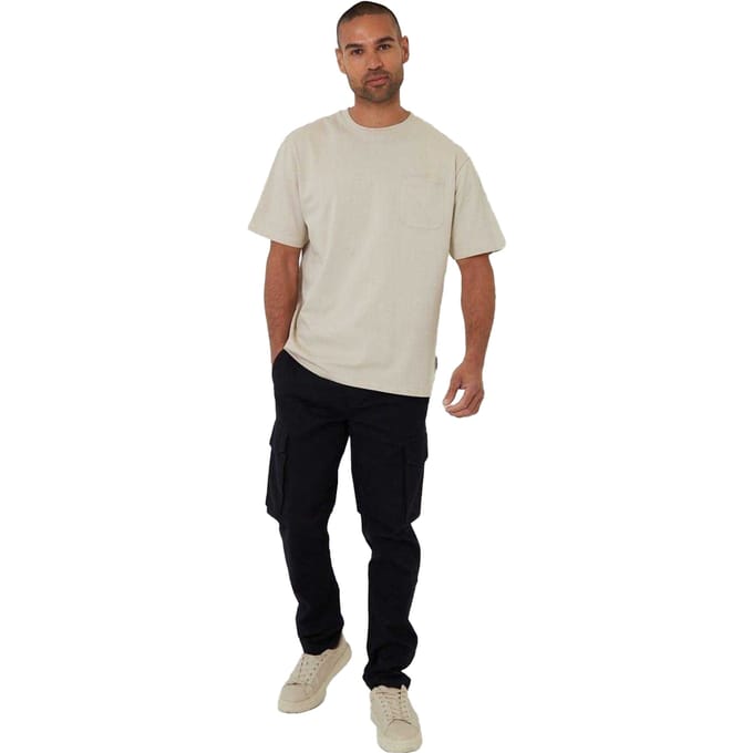 Threadbare Ambrosia Regular T-shirt voor heren (Steen)