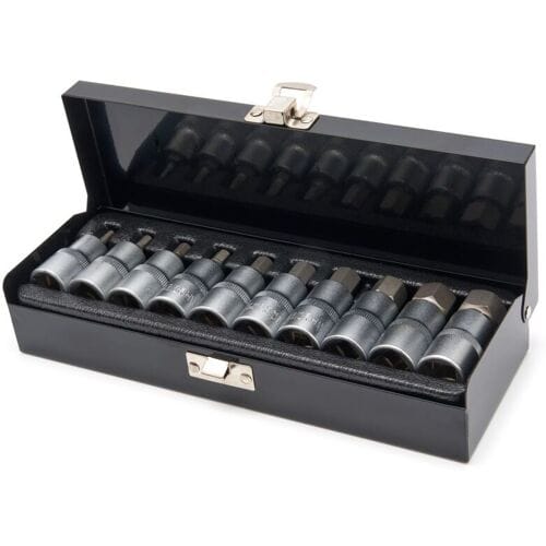 HBM inbus doppenset, 1/2 inch, 10 delig