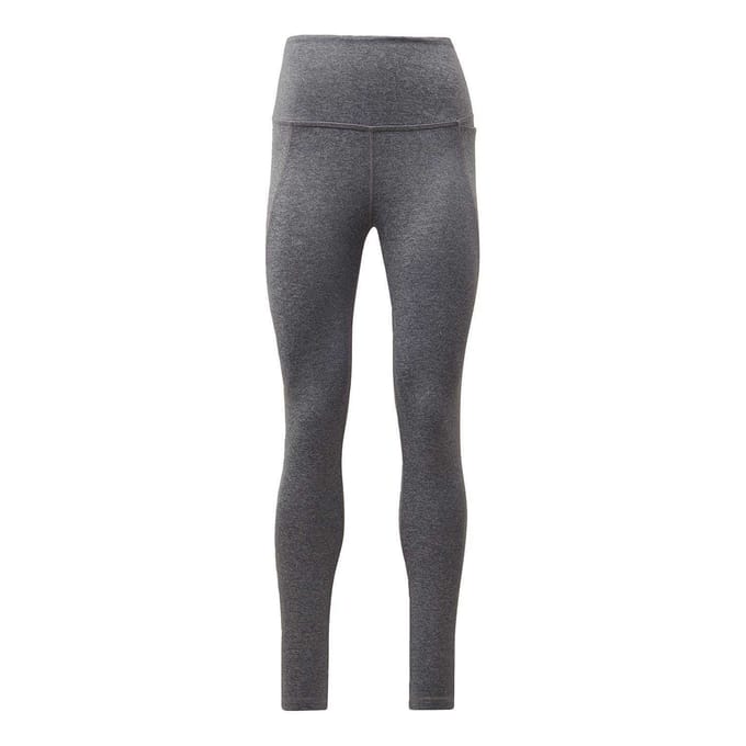 Reebok Dames Lux Fitted Trainingsleggings (Donkergrijs Heather)