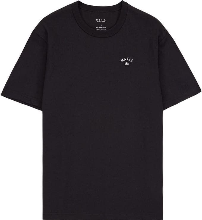 Makia Cove T-shirt Met Korte Mouwen Zwart S Man