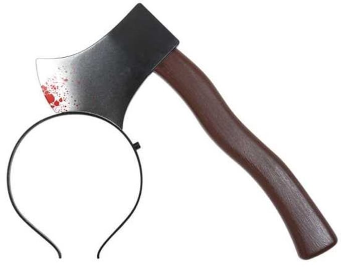 Diadeem met bijl - halloween