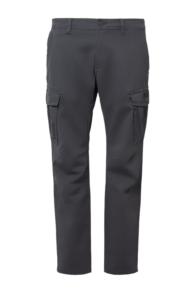s.Oliver - male - Phoenix: cargobroek van een katoenmix met garment wash