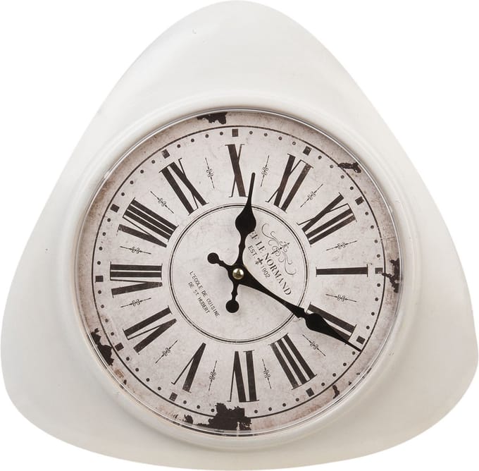 Clayre & Eef - Vintage Wandklok - Metaal - 31 x 4 x 32 cm
