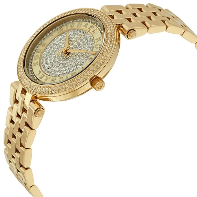 Montre pour femme Michael Kors MK3445 Mini Darci 33mm or