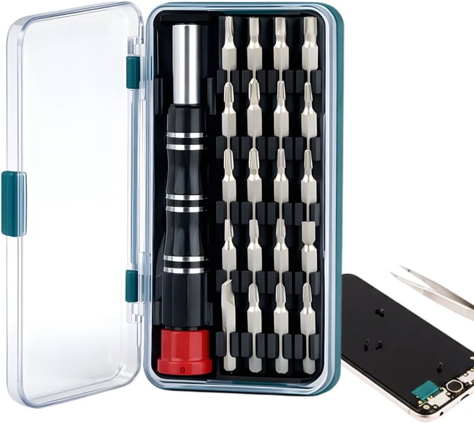 Lomera Precisie Bitset - Precisie Bitjes Set - Micro Bitset - Precisie Schroevendraaier Set - Schroevendraaier Set Elektronica - Torx Precisie Bitset - Inbus Precisie Bitset - Kruiskop Precisie Bitset - Sleuf Precisie Bitset