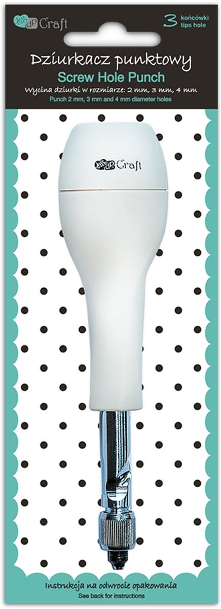 Merkloos Cirkelpons voor Scrapbooking en Knutselen - 3 Maten