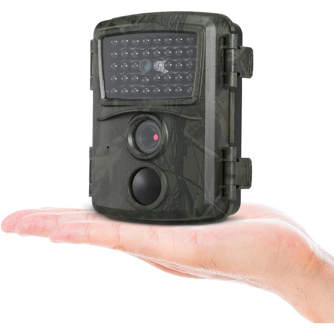 Mini Trail Camera 12MP 1080P Jachtwild Bewegingsgeactiveerde Outdoor Wildlife Scouting Camera IP54 grijs