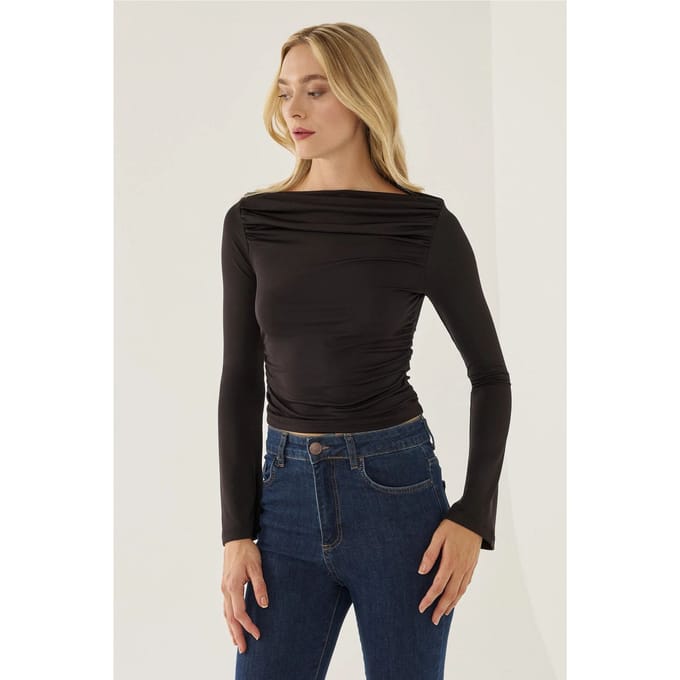 Drapé Gedetailleerde Top