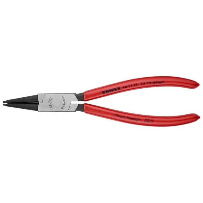 KNIPEX borgveertang J 2, voor binnenringen, boringen Ø 19-60 mm, rechte punten, chroom-vanadium-staal