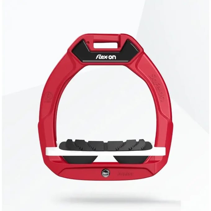 Veilige, hellende rijstijlsteunen Grip Rood/Wit/Zwart kind Flex-On Safe-On