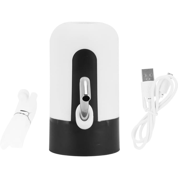 Pompe à Bouteille d'Eau Recharge USB Distributeur d'Eau Potable Électrique Kit pour Maison Bureau Blanc blanc