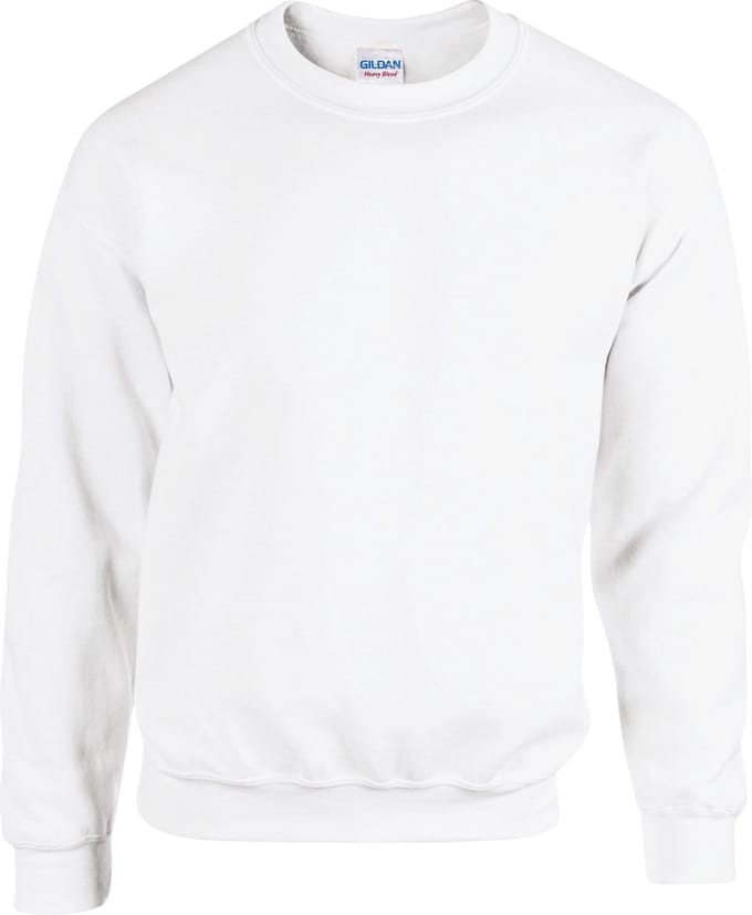Heavy Blend™ Crewneck Sweater White - M