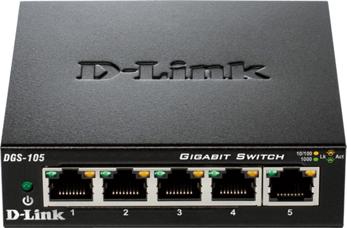 D-Link DGS-105 - Netwerkswitch - 5-poorts - Unmanaged