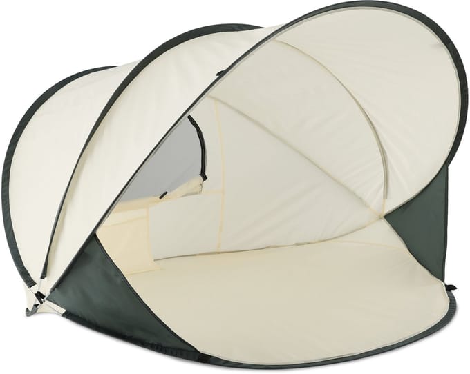 Deryan Luxe Pop Up Strandtent XXL - Anti-UV 50+ - Cream