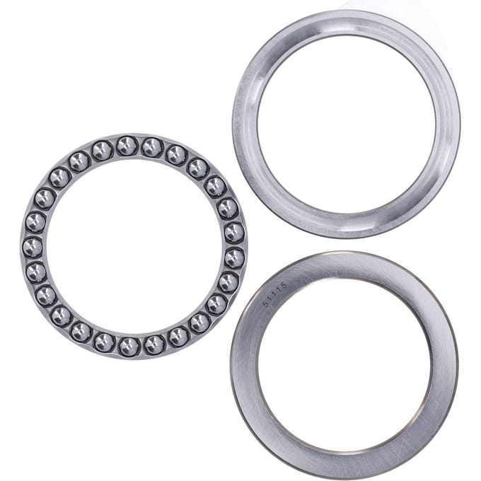 3 pièces Butée à billes Acier au carbone Roulements à billes à simple direction pour cric machine-outil automobile