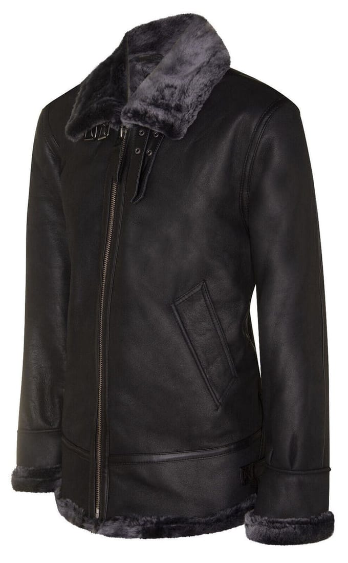 B3 Schapenvacht Shearling Aviator Pilot Flying Jacket