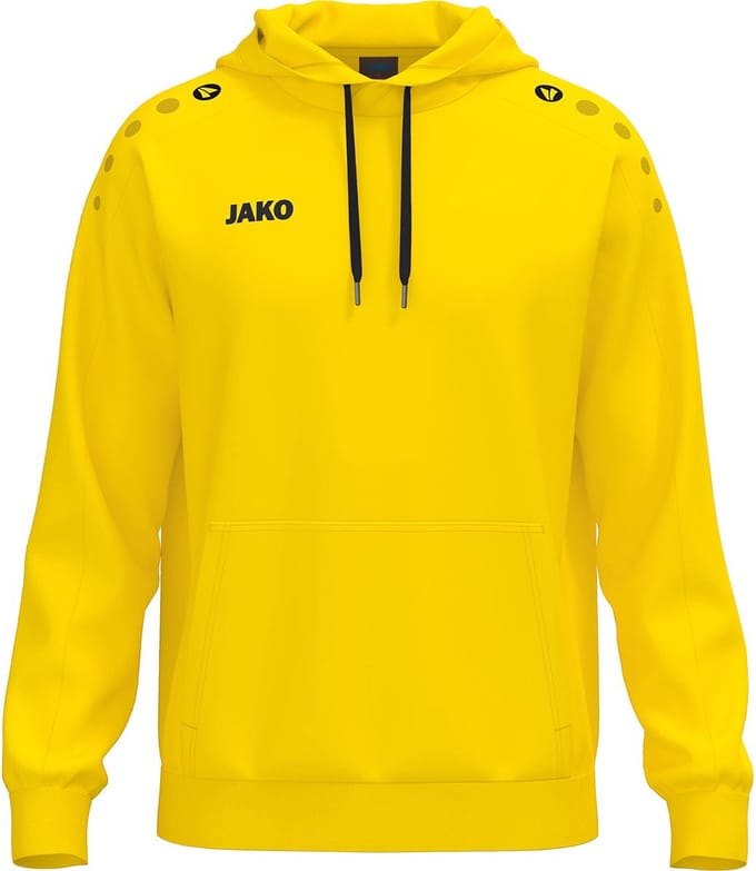 Jako One Sweater Met Kap Heren - Geel | Maat: S