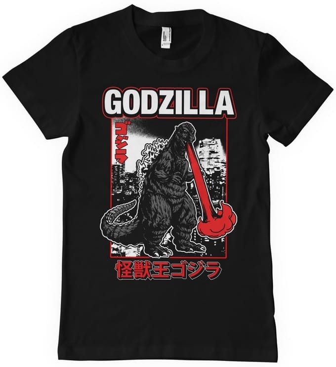 Godzilla - Atomic Breath T-shirt Zwart