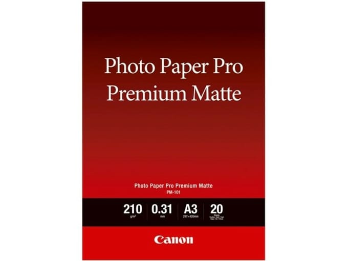 Canon Papier PM-101 / 8657B006 Premium Matte A3 - 20 sheets