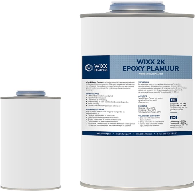 Wixx 2K Epoxy Plamuur - -