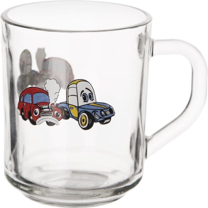 Mok Glas AUTO 230 ml - Koffiemok - Theebeker - Koffie - Beker