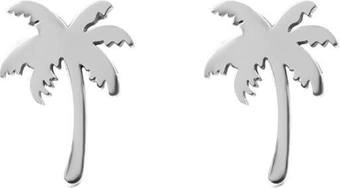 iXXXi Oorbellen Palm Tree Zilver