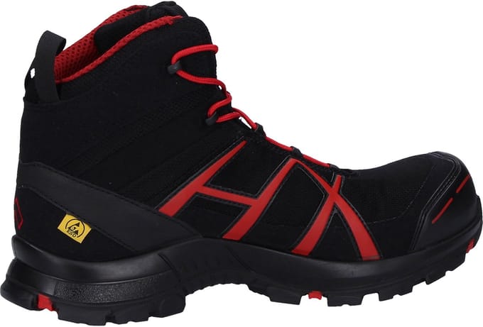 HAIX Veiligheidsschoenen Black Eagle Safety 40.1 midden zwart/rood