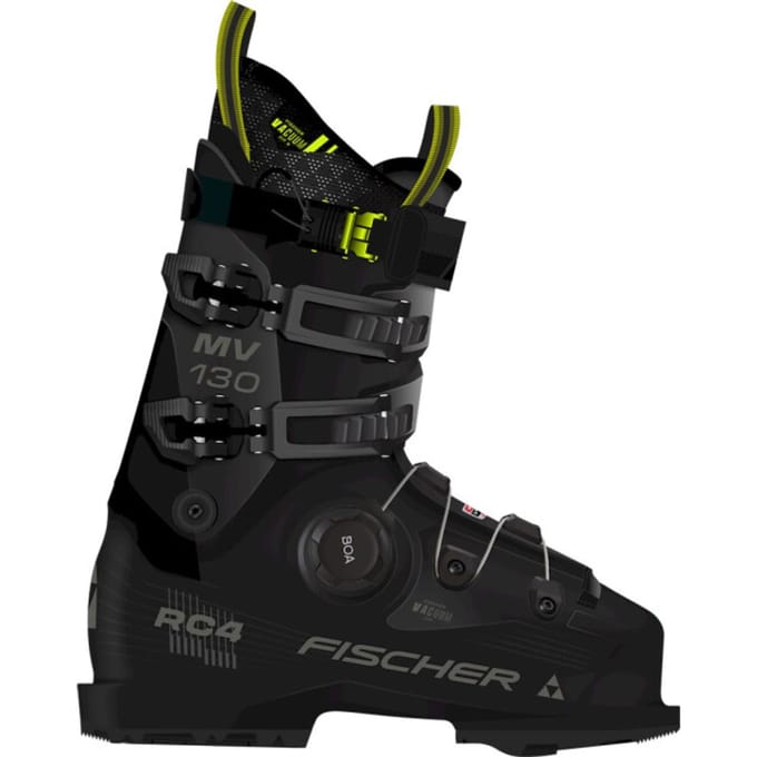 FISCHER - Rc4 130 Mid Volume Vac BOA Black - Skischoenen heren - Zwart