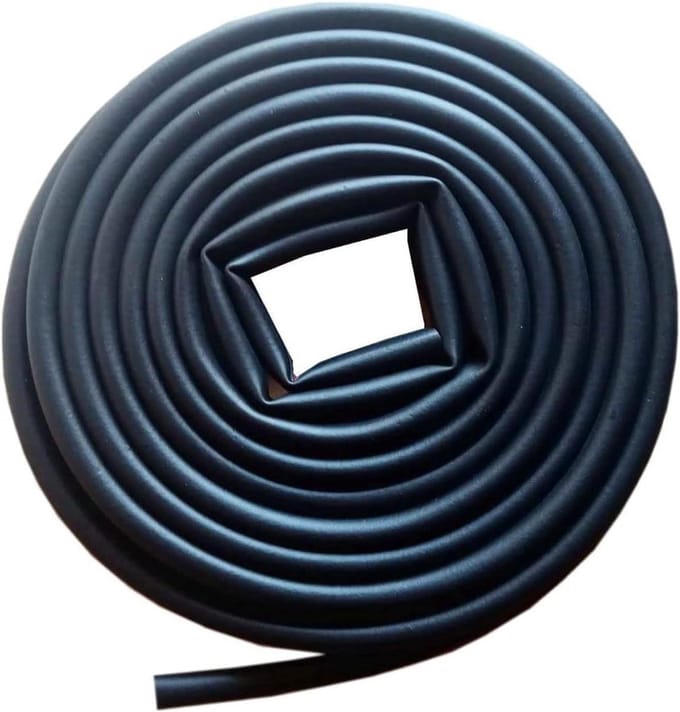 Allecto plus - EPDM-rubber afdichtingsstrip 10m D-vorm 10x9mm - Deuren Kofferbak Motorkap