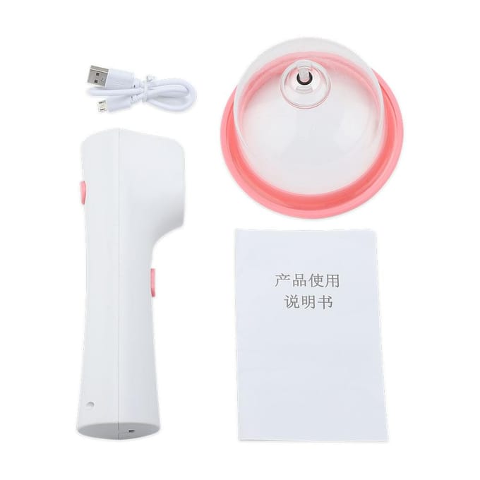 Elektrische Zuignappen Borstvergroting Massager Borst Tepel Massager Borstomvang Ontwikkelaar Verzorging S pink