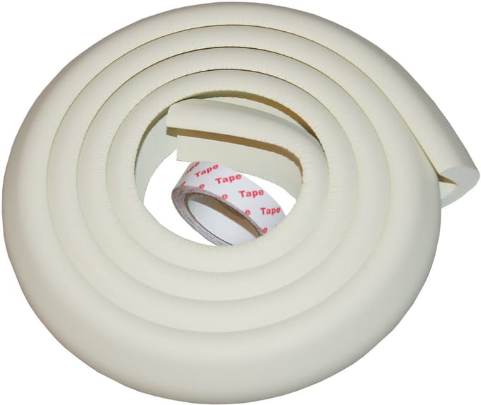 Witte Schuimrubber Beschermstrip Hoekbescherming 2m - Zacht & Veilig