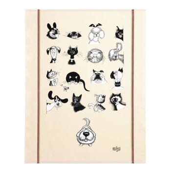 Theedoeken Winkler GRAND TORCHON DUBOUT MULTI PORTRAITS