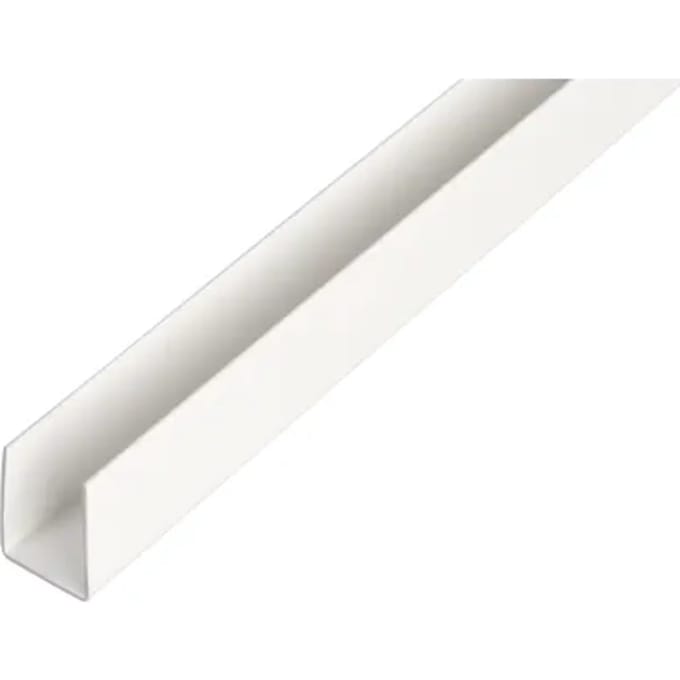 Alberts U-profiel - Pvc Wit - 21x20x1mm 2m