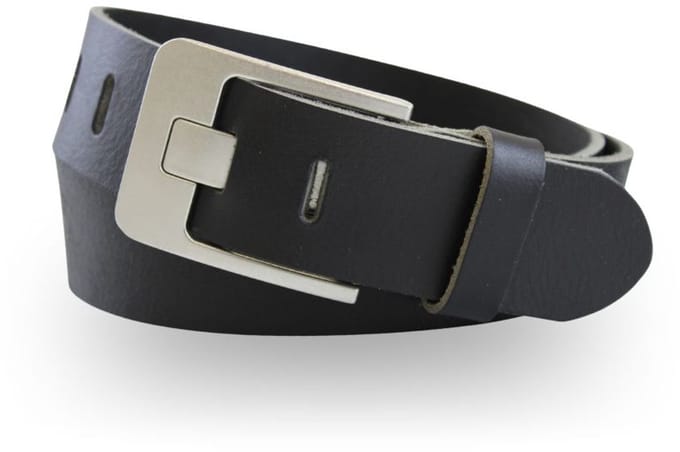 Fana Belts Riem Heren/Dames Leer - Taillemaat 115 - Extra Brede Riem 4.5 cm - Buffelleer Jeansriem