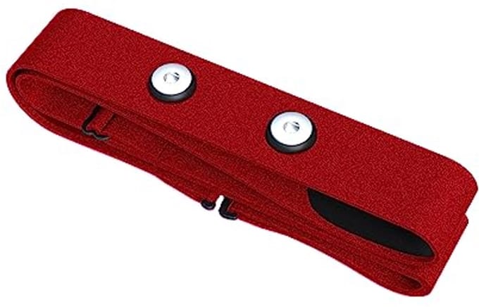 Verstelbare hartslagmeter borstband vervangend voor compatibiliteit met diverse hartslagsensoren
