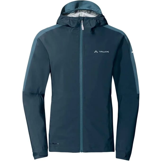 VAUDE Moab Rain Jacket II, Hardshell Jas, Dames Fiets-Sportjassen, Waterdicht, Winddicht, Hardshell, Kaploos, Regular fit