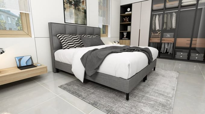 Nessa® - 140x190 Boxspring Rosanna Grijs