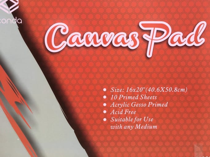 Canvas pad conda 40 x 50 cm