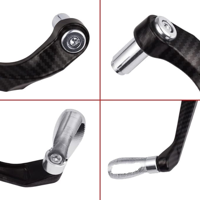 Remhendel beschermers - Motor accessoires - Motor rijden - Universeel toepasbaar - 2 stuks - Veelkleurig