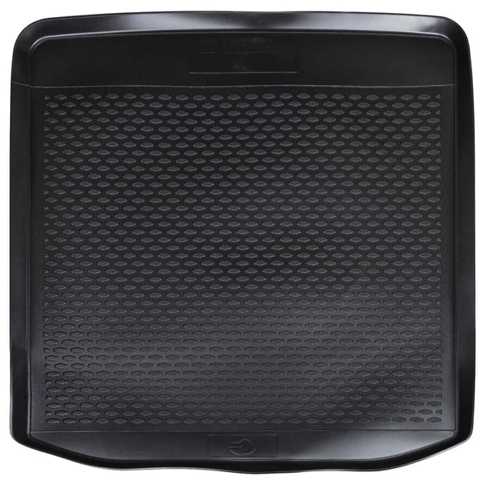 vidaXL Kofferbakmat Zwart Rubber
