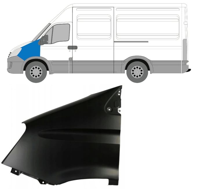 Voorste spatbord voor Iveco Daily 2006-2014 / Links