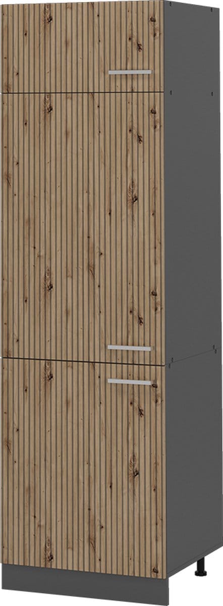 Vicco R-Line Koelkast ombouwkast – 60 cm Artisanaal eiken