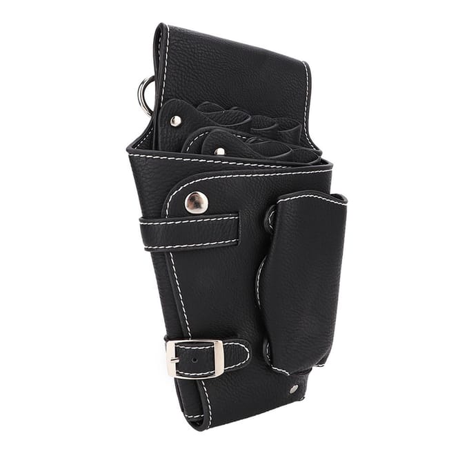 Kappers Schaar Taille Tas Haar Gereedschap Kam Opbergruimte Scharenhouder black