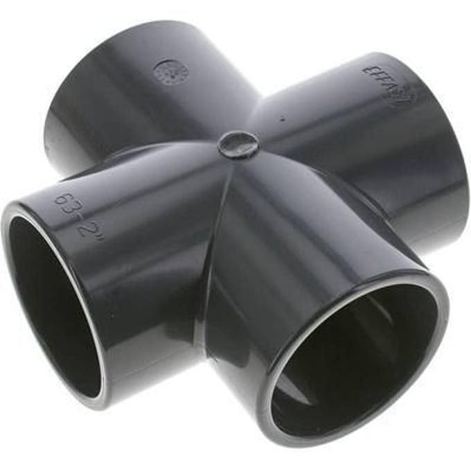 PVC Kruisstuk Lijmmof 63x75mm