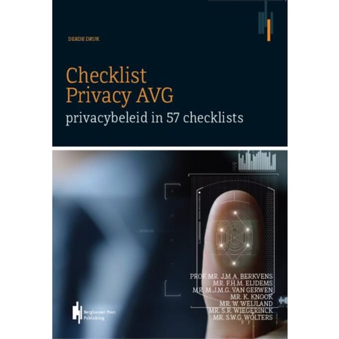 Checklist Privacy Avg - Prof.Mr.J.M.A. (Jan) Berkvens