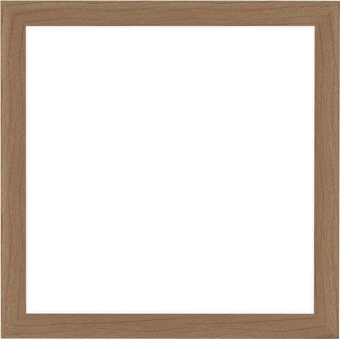 Fotolijst 45x45 cm - MDF - Notenhout Licht - Colonia